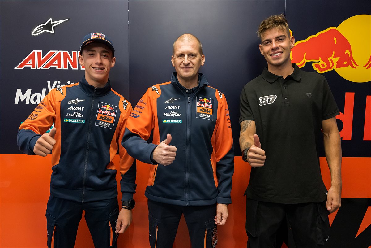2022 Moto2 line-up: Acosta, Aki Ajo & Augusto Fernandez