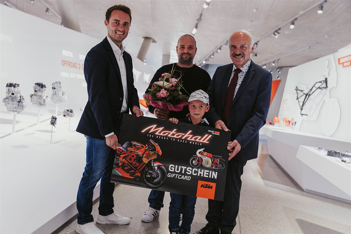 KTM Motohall feiert 100.000 Besucher