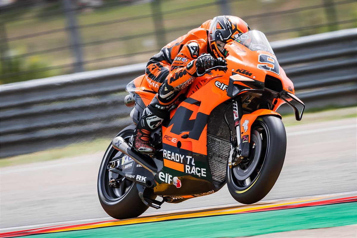 Danilo Petrucci KTM 2021 MotoGP Aragon Qualification