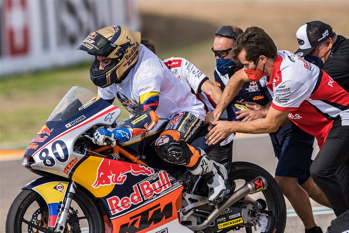 David Alonso 2021 Red Bull MotoGP Rookies Cup Champion