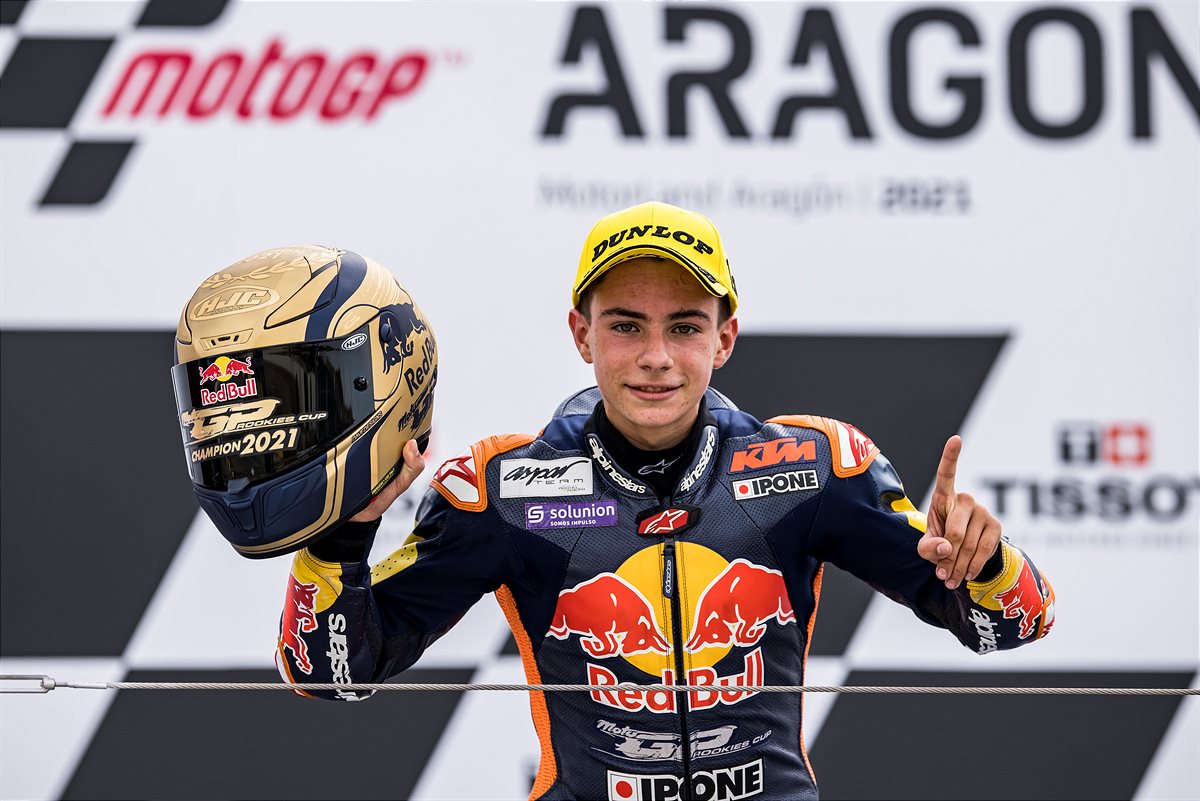 David Alonso 2021 Red Bull MotoGP Rookies Cup Champion