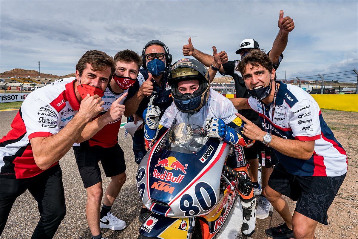 David Alonso 2021 Red Bull MotoGP Rookies Cup Champion