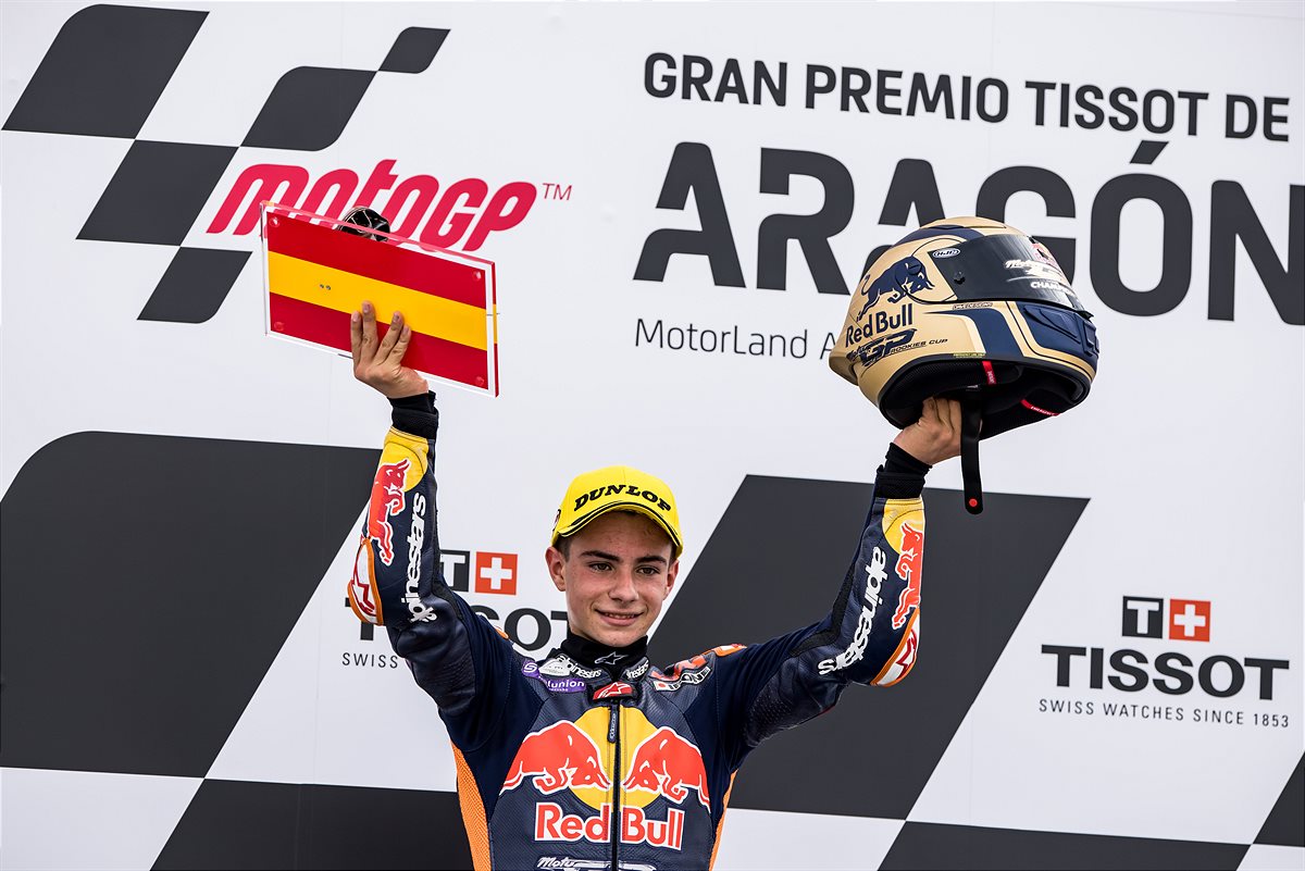 David Alonso 2021 Red Bull MotoGP Rookies Cup Champion