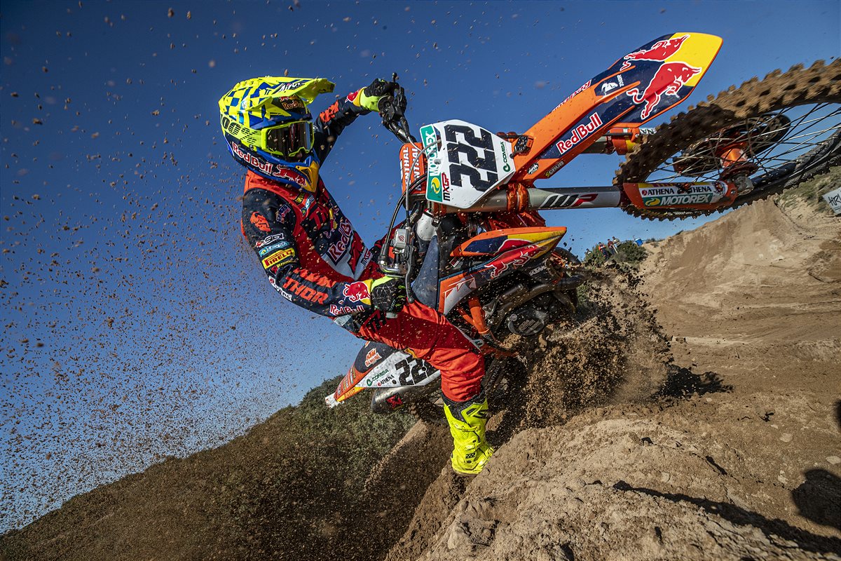 Tony Cairoli KTM 222 number retirement