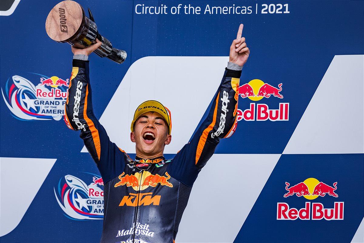 Raul Fernandez Moto2 2021 COTA race