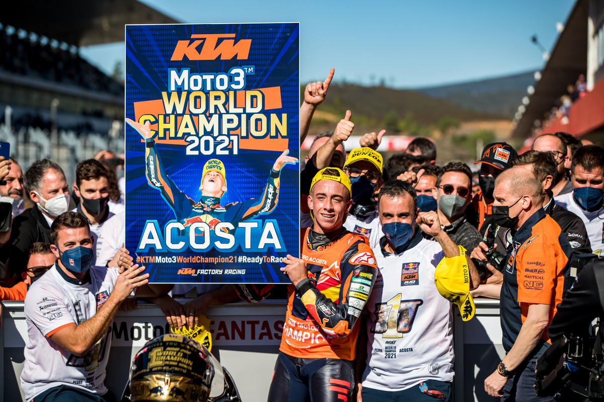 Moto3 World Champion Pedro Acosta