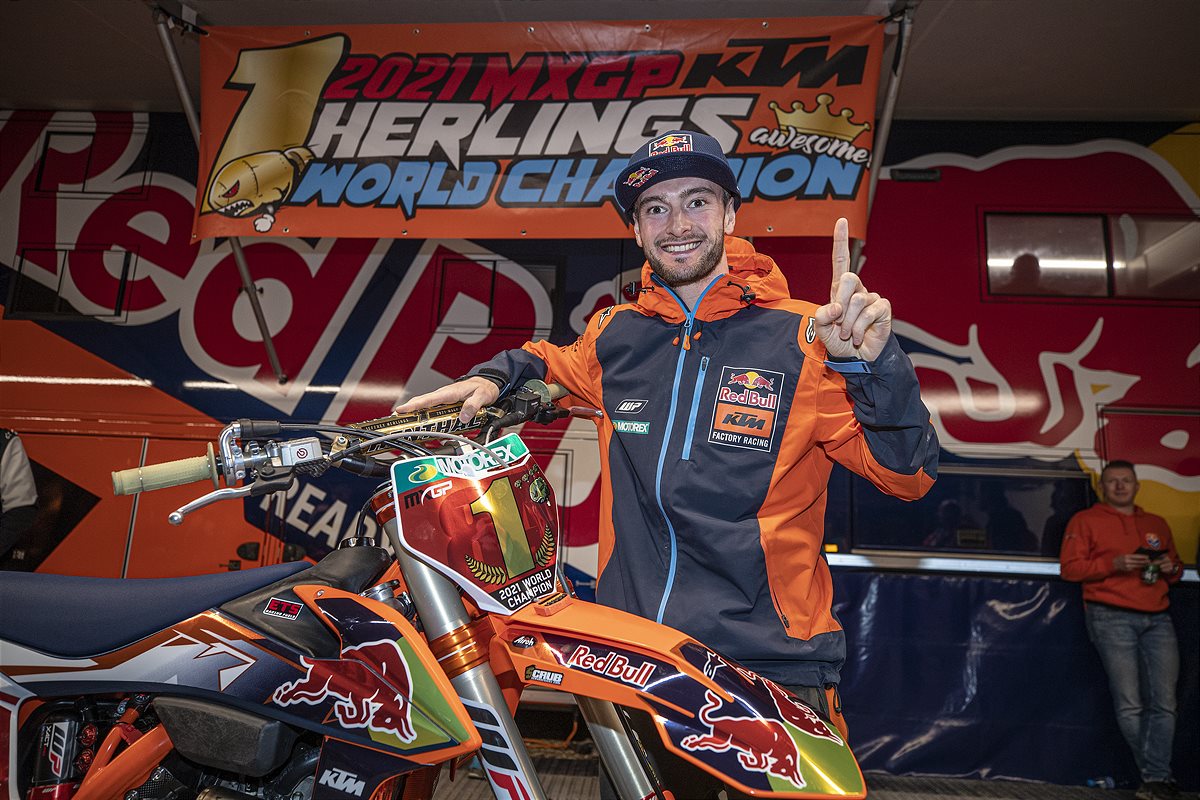 Jeffrey Herlings KTM 450 SX-F 2021 MXGP World Champion