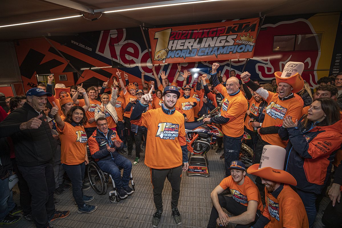 Jeffrey Herlings KTM 450 SX-F 2021 MXGP World Champion