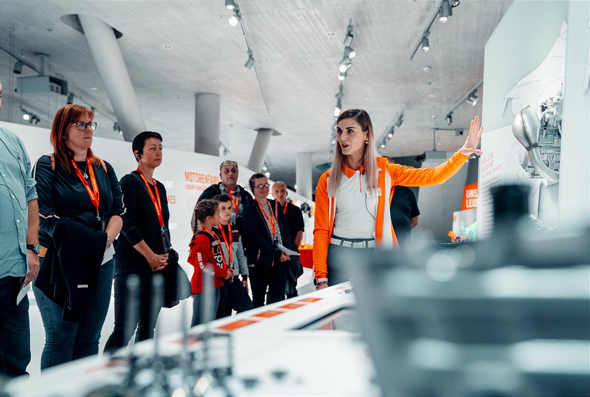 KTM Motohall Ausstellungswelt