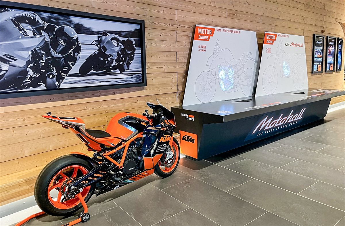 KTM Motohall jetzt auch in Hochgurgl