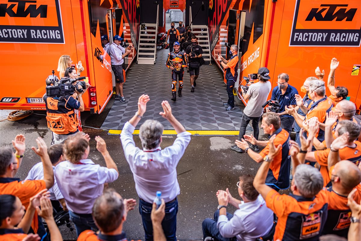 Brad Binder MotoGP race victory at the Red Bull Ring, Austria