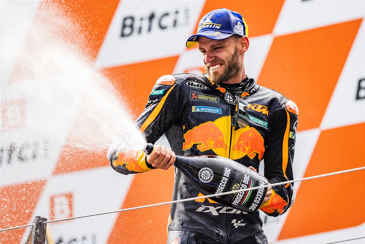 Brad Binder MotoGP race victory at the Red Bull Ring, Austria