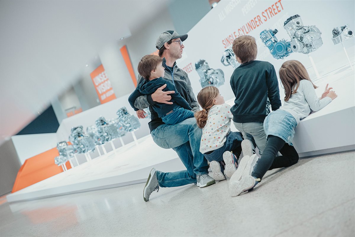 KTM Motohall Ausstellung