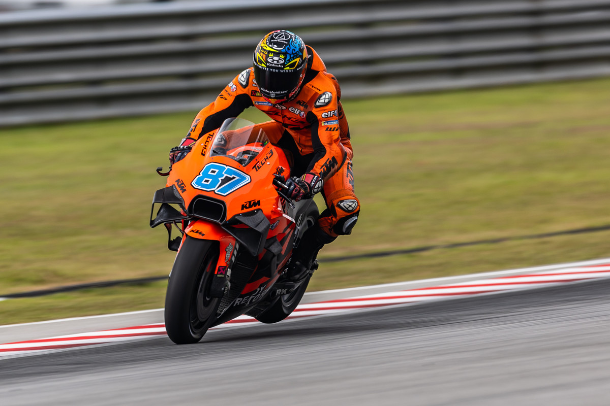 Remy Gardner MotoGP 2022 pre-season test Sepang