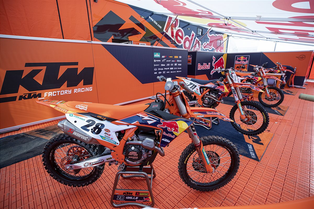 Tom Vialle KTM 250 SX-F 2022 Matterley Basin