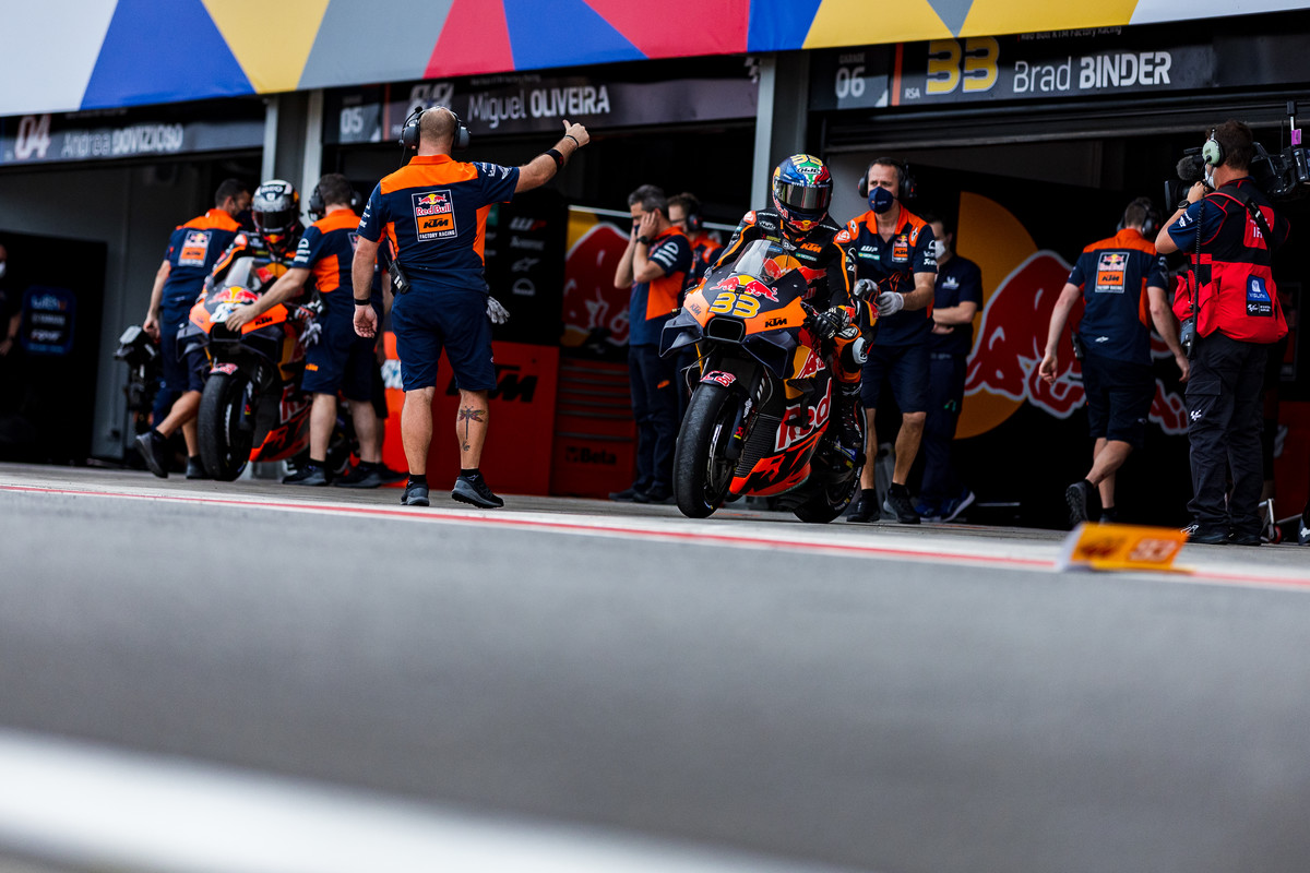 Brad Binder KTM MotoGP 2022 Indonesia Qualification