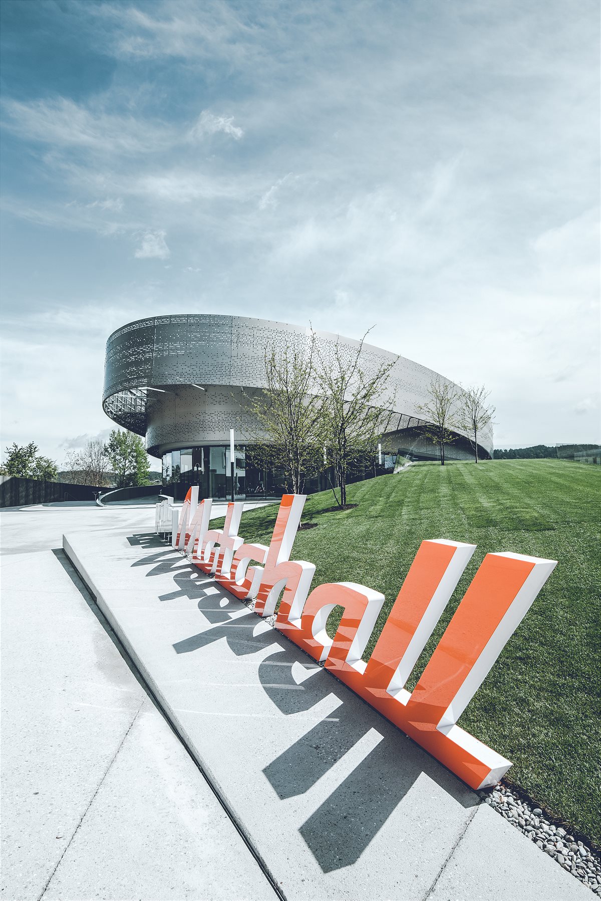 KTM Motohall Architektur