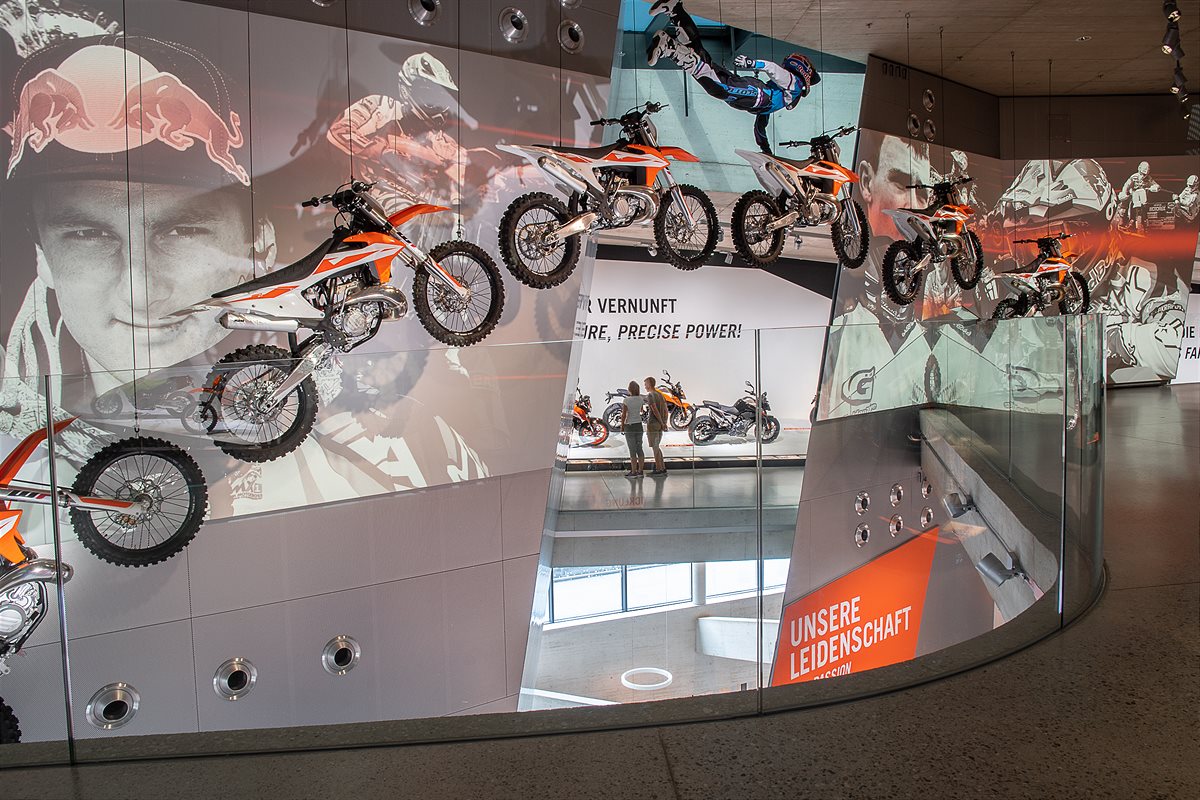 KTM Motohall Ausstellung