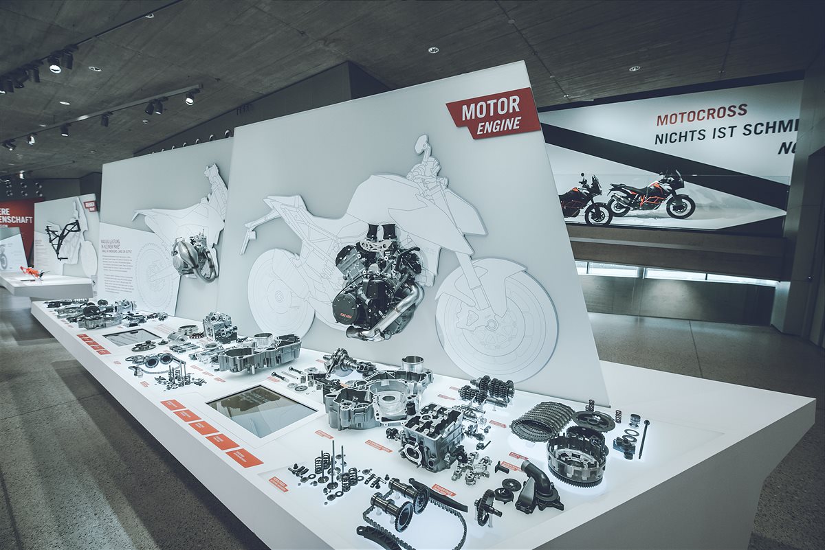 KTM Motohall Ausstellung