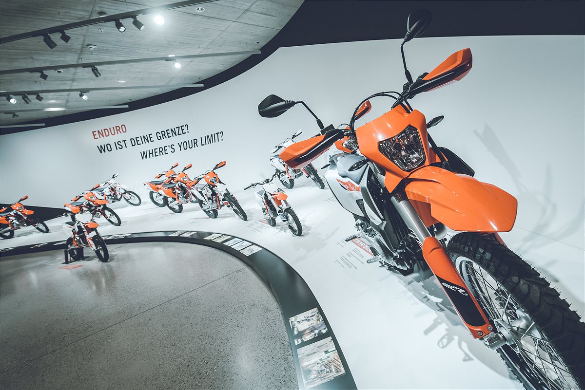 KTM Motohall Ausstellung