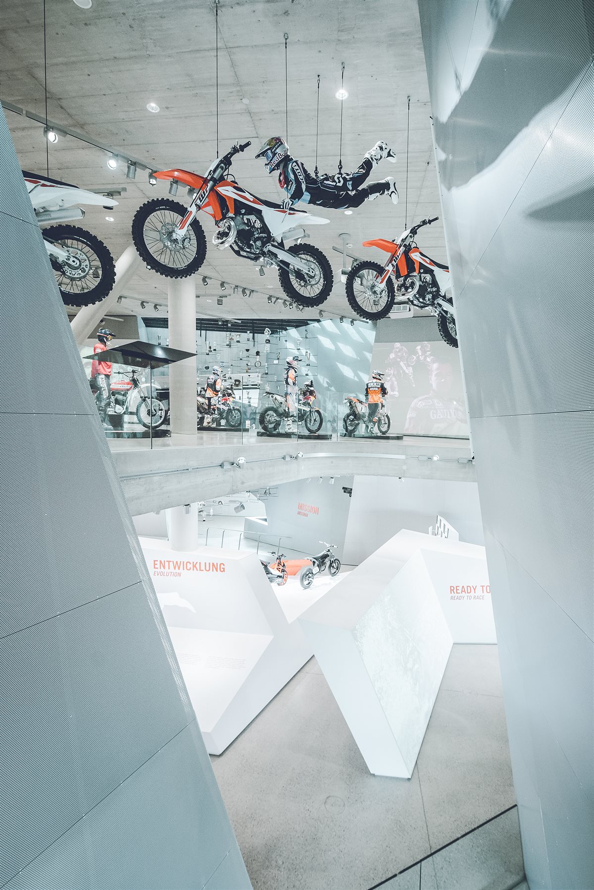 KTM Motohall Ausstellung