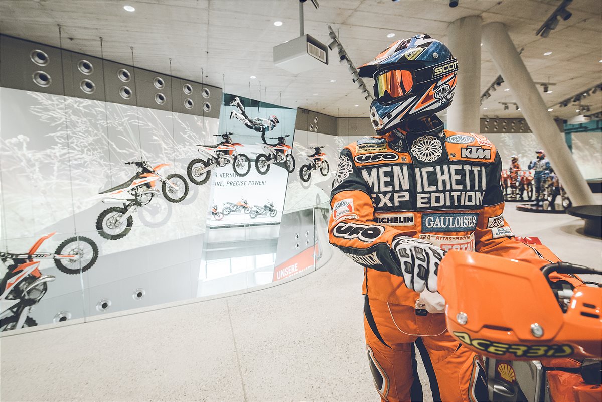 KTM Motohall Ausstellung
