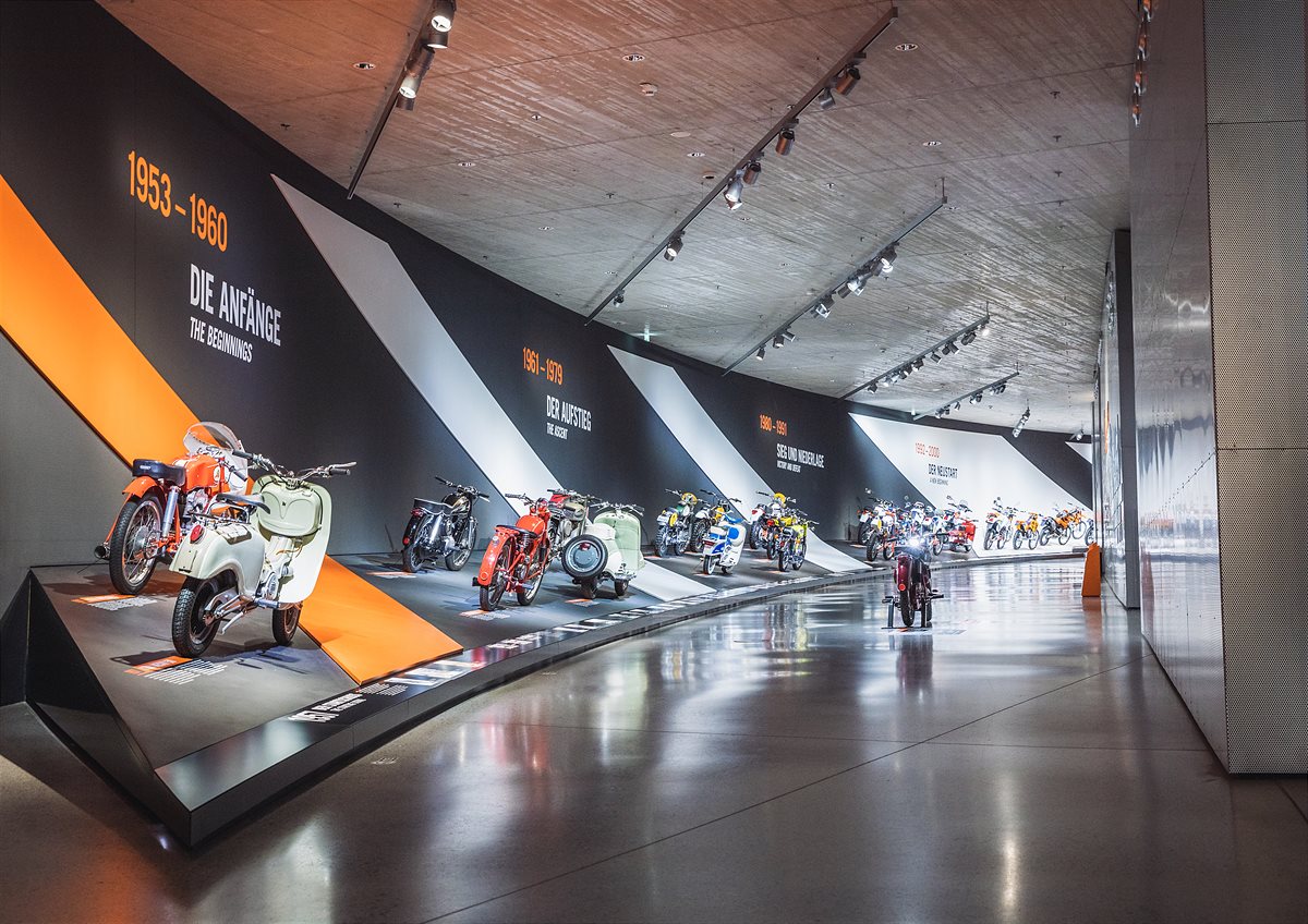 KTM Motohall Ausstellung
