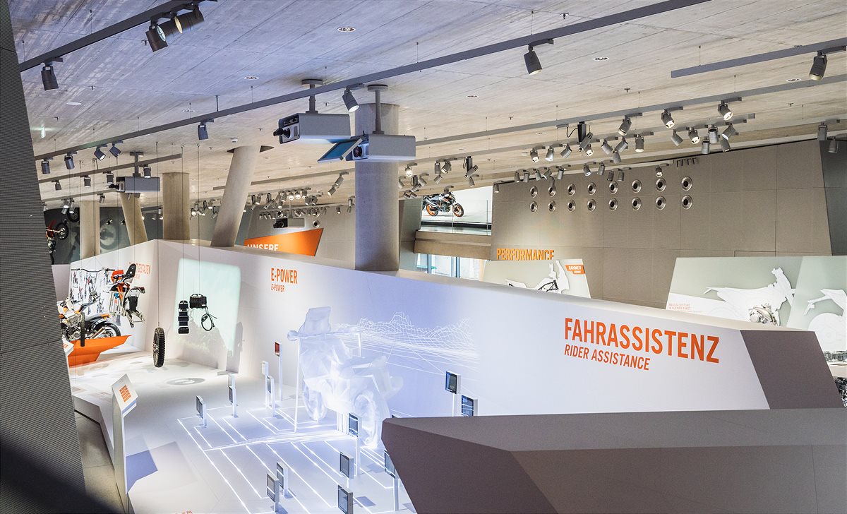KTM Motohall Ausstellung