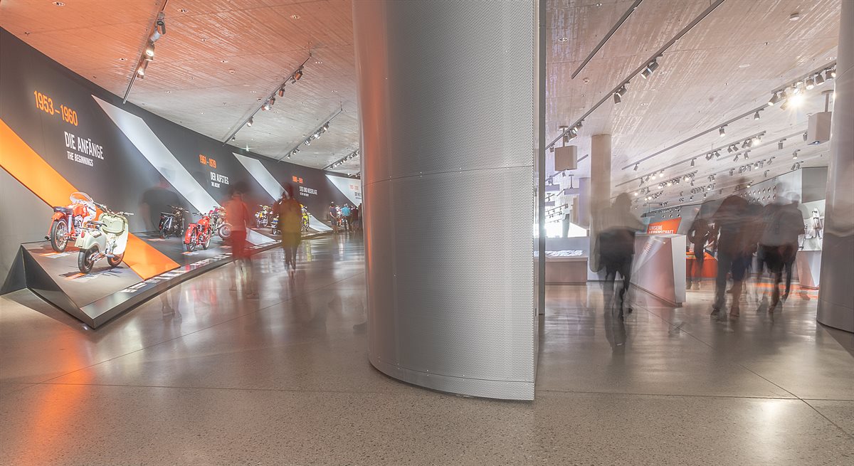 KTM Motohall Ausstellung