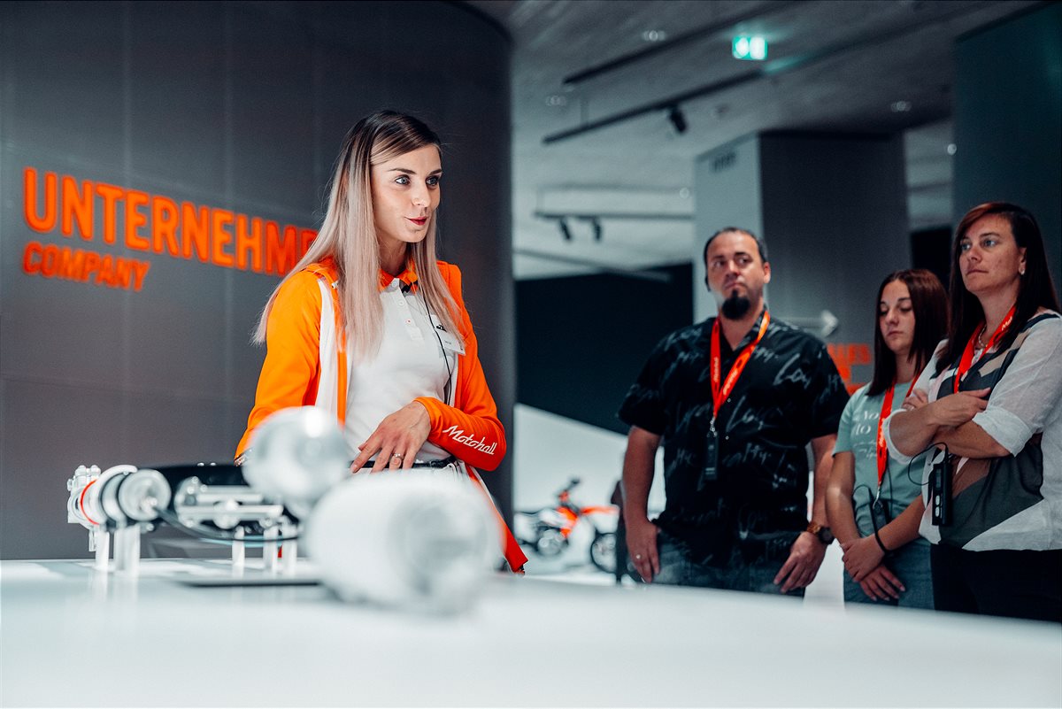KTM Motohall Ausstellung