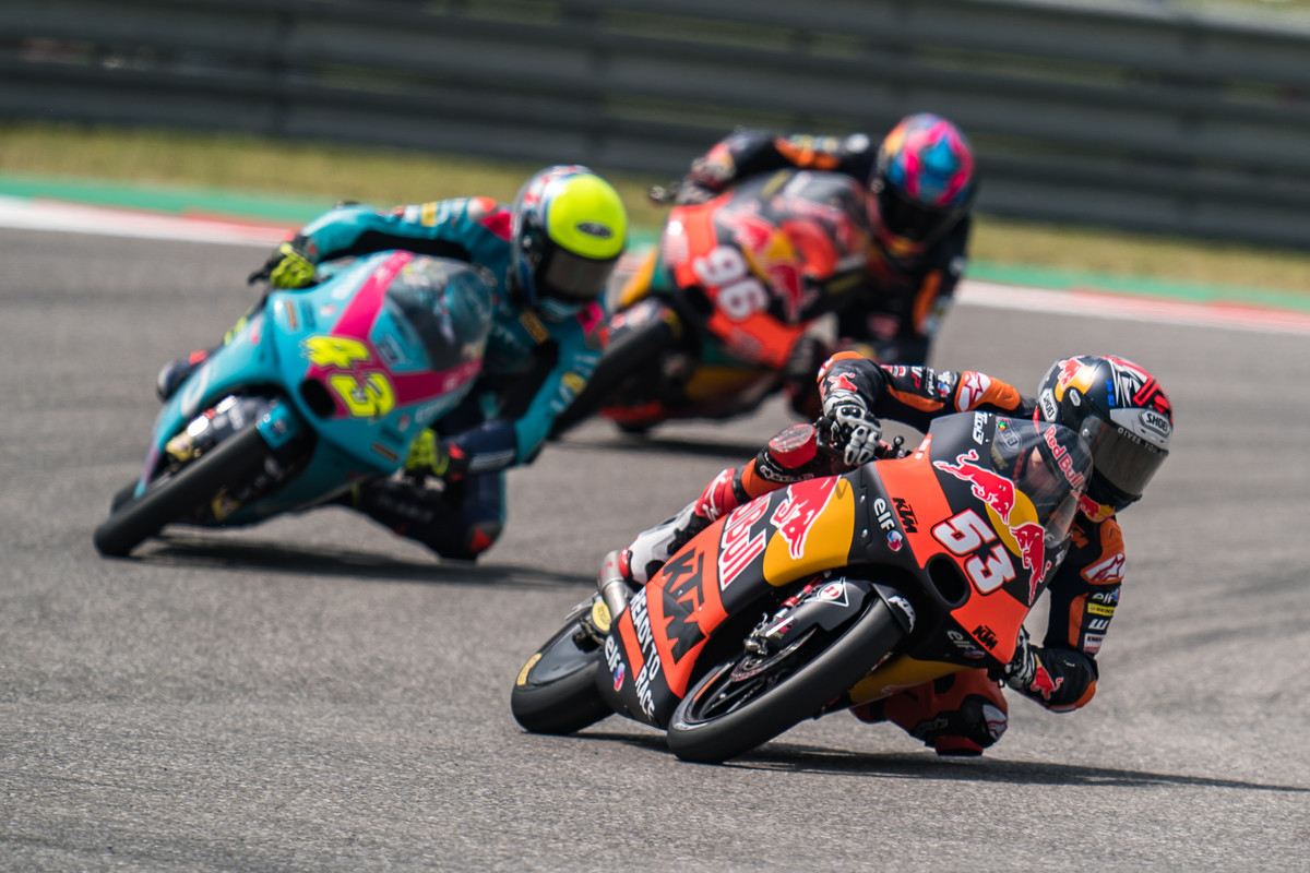 Deniz Öncü 2022 Moto3 USA race