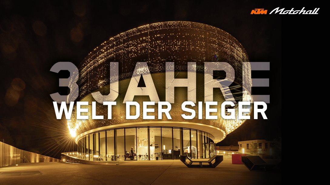 3 Jahre KTM Motohall