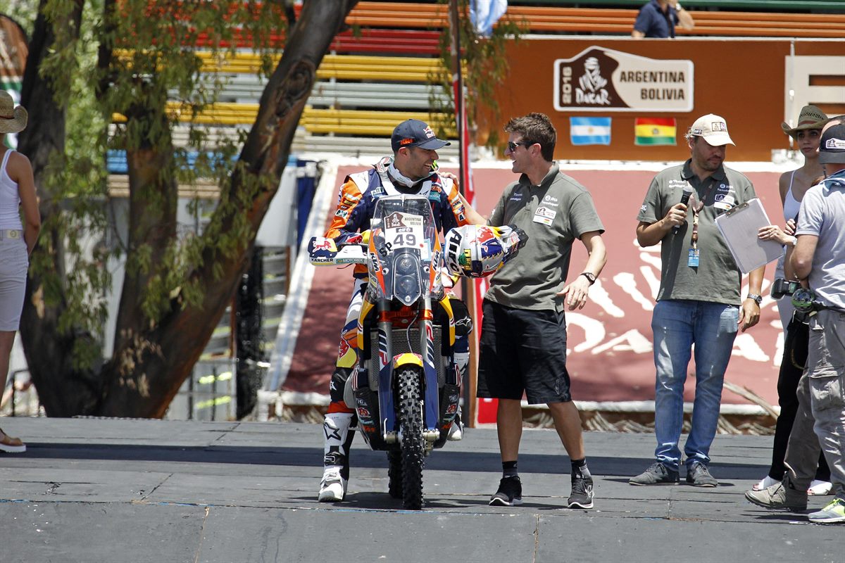 Antoine Meo KTM 450 RALLY Podium Dakar 2016