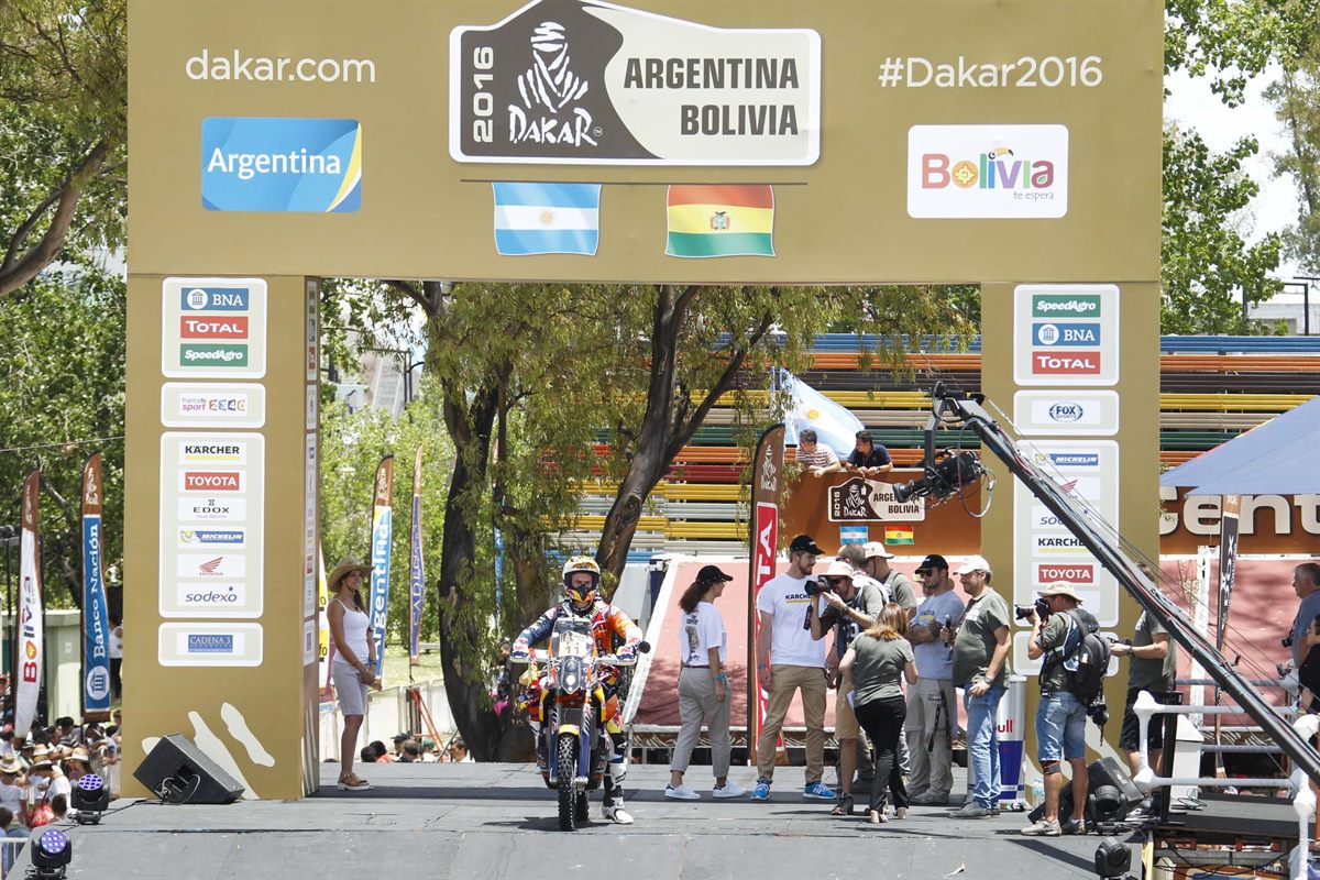 Jordi Viladoms KTM 450 RALLY Podium Dakar 2016