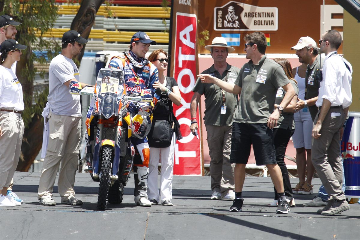 Matthias Walkner KTM 450 RALLY Podium Dakar 2016
