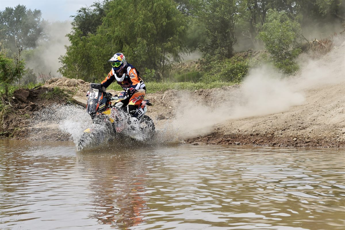 Antoine Meo KTM 450 RALLY Prologue Dakar 2016
