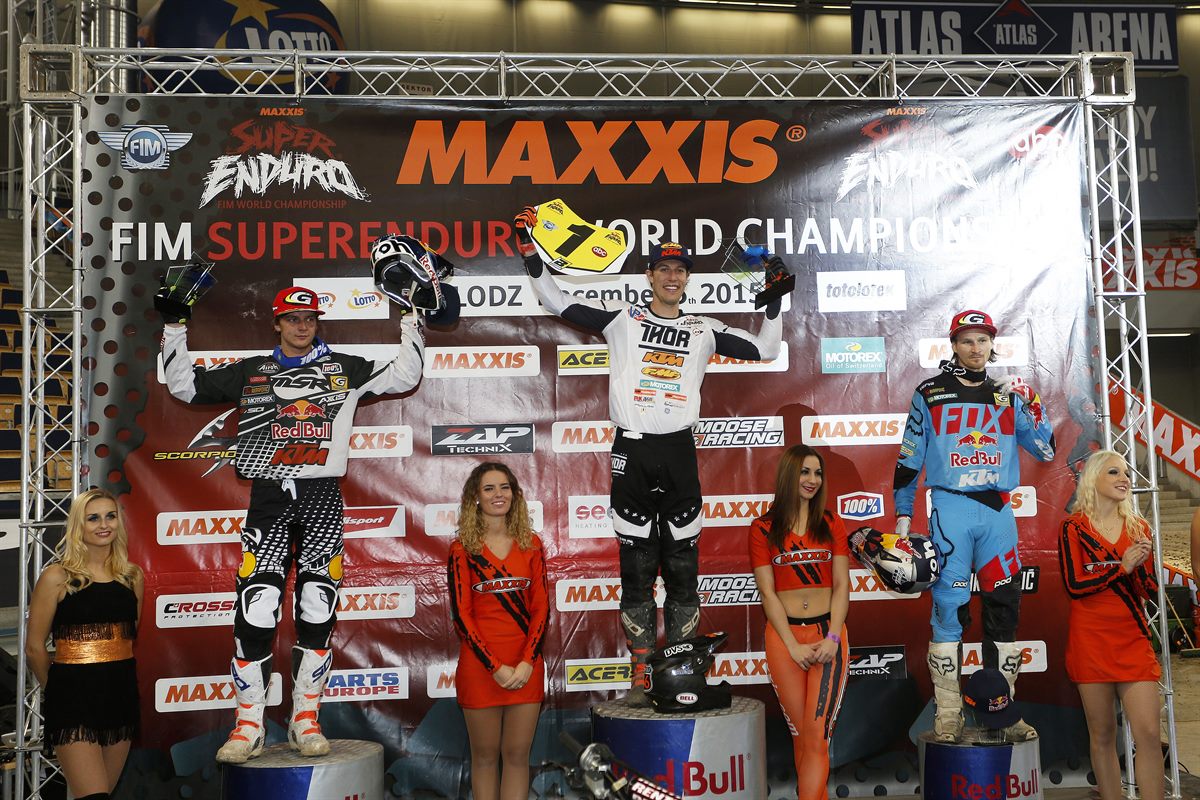 Jonny Walker & Cody Webb Podium Lodz 2015