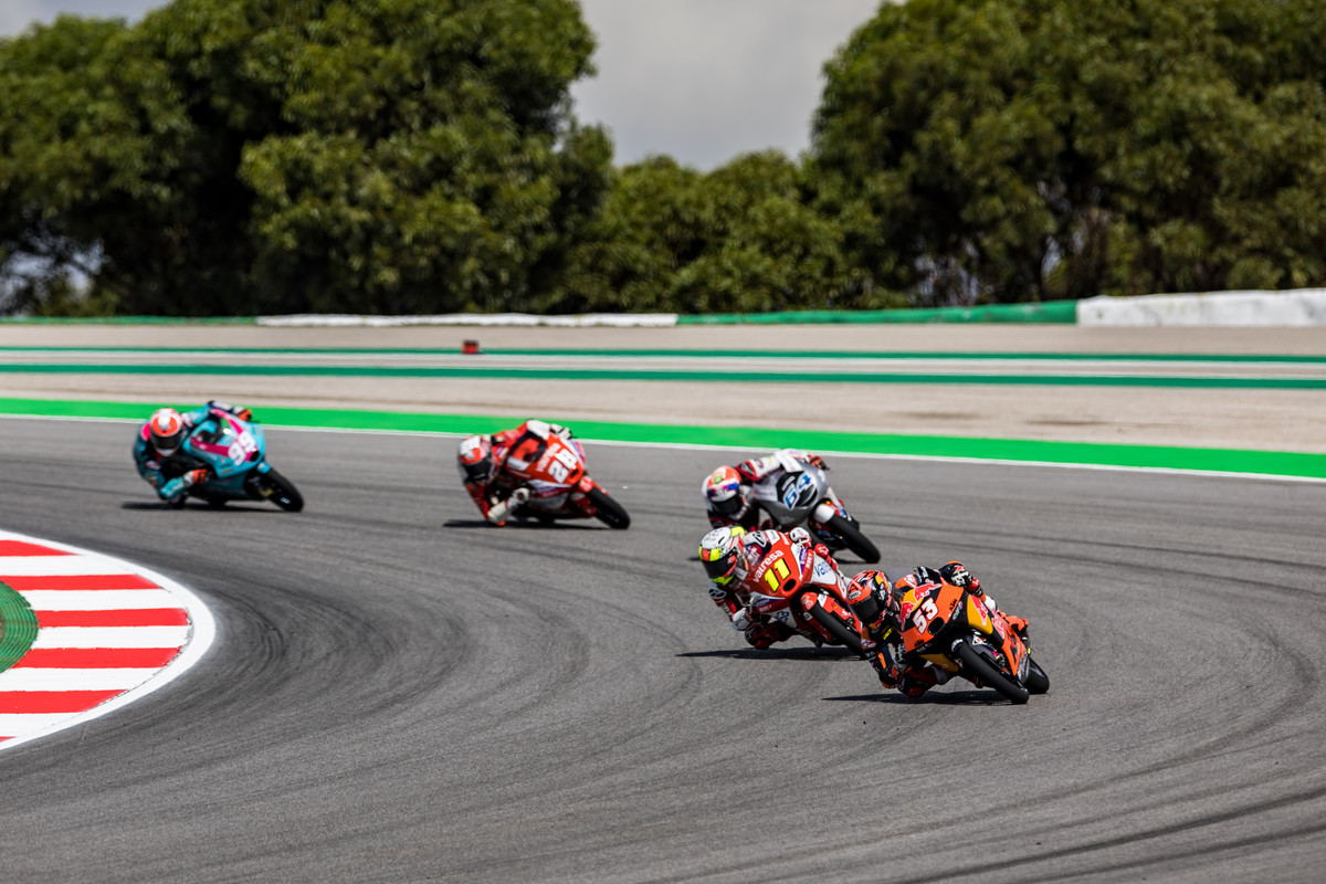 Deniz Öncü 2022 Moto3 Portugal race