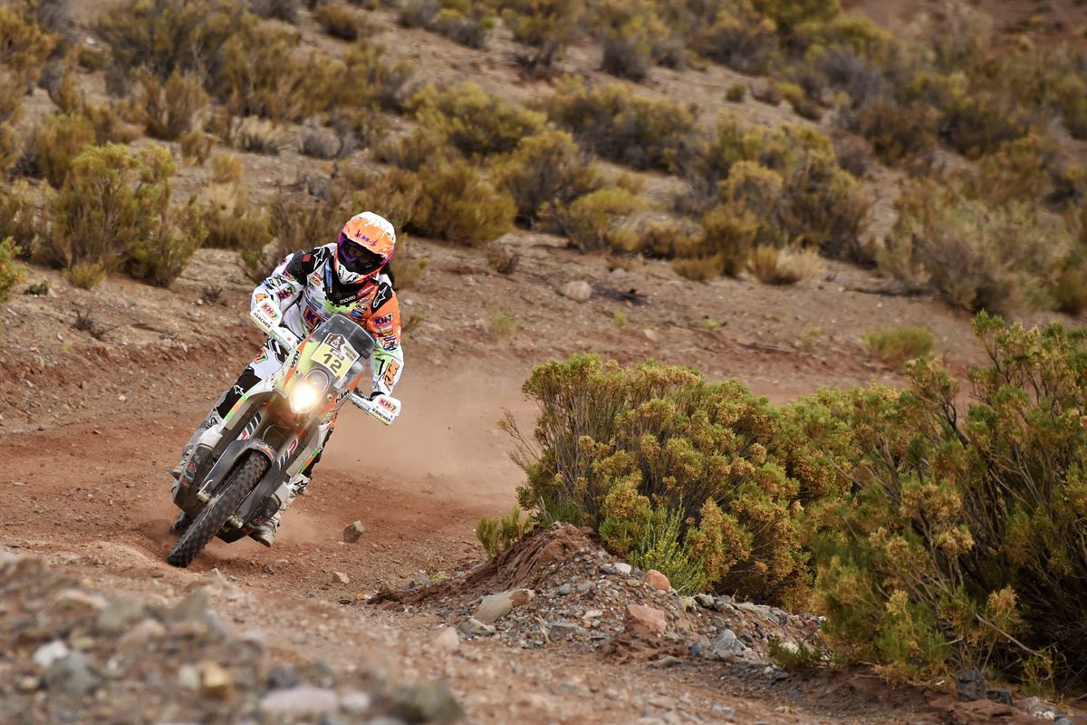 Laia Sanz KTM 450 RALLY Dakar 2016