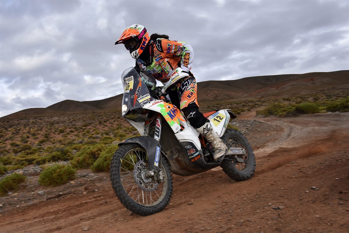 Laia Sanz KTM 450 RALLY Dakar 2016