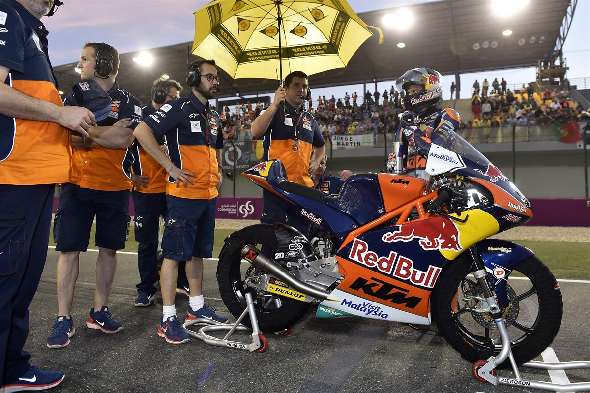 Brad Binder KTM RC 250 GP Qatar 2015