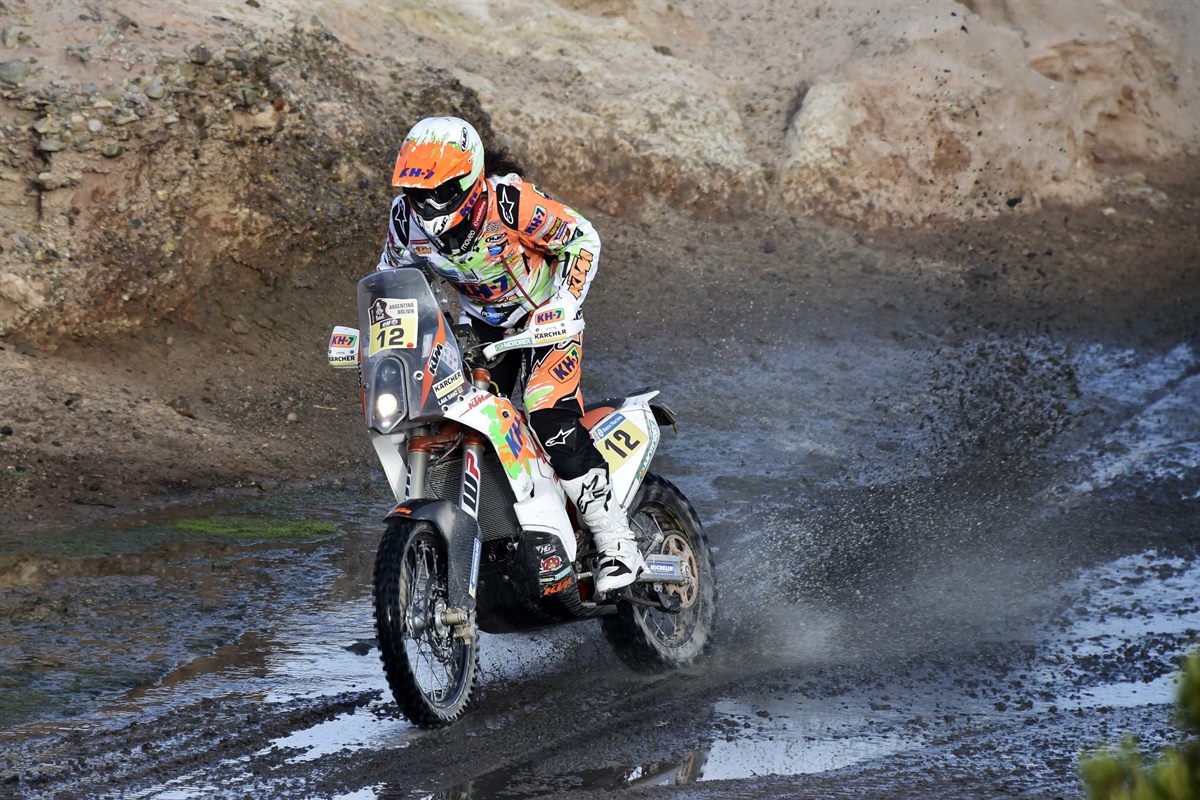 Laia Sanz KTM 450 RALLY Dakar 2016