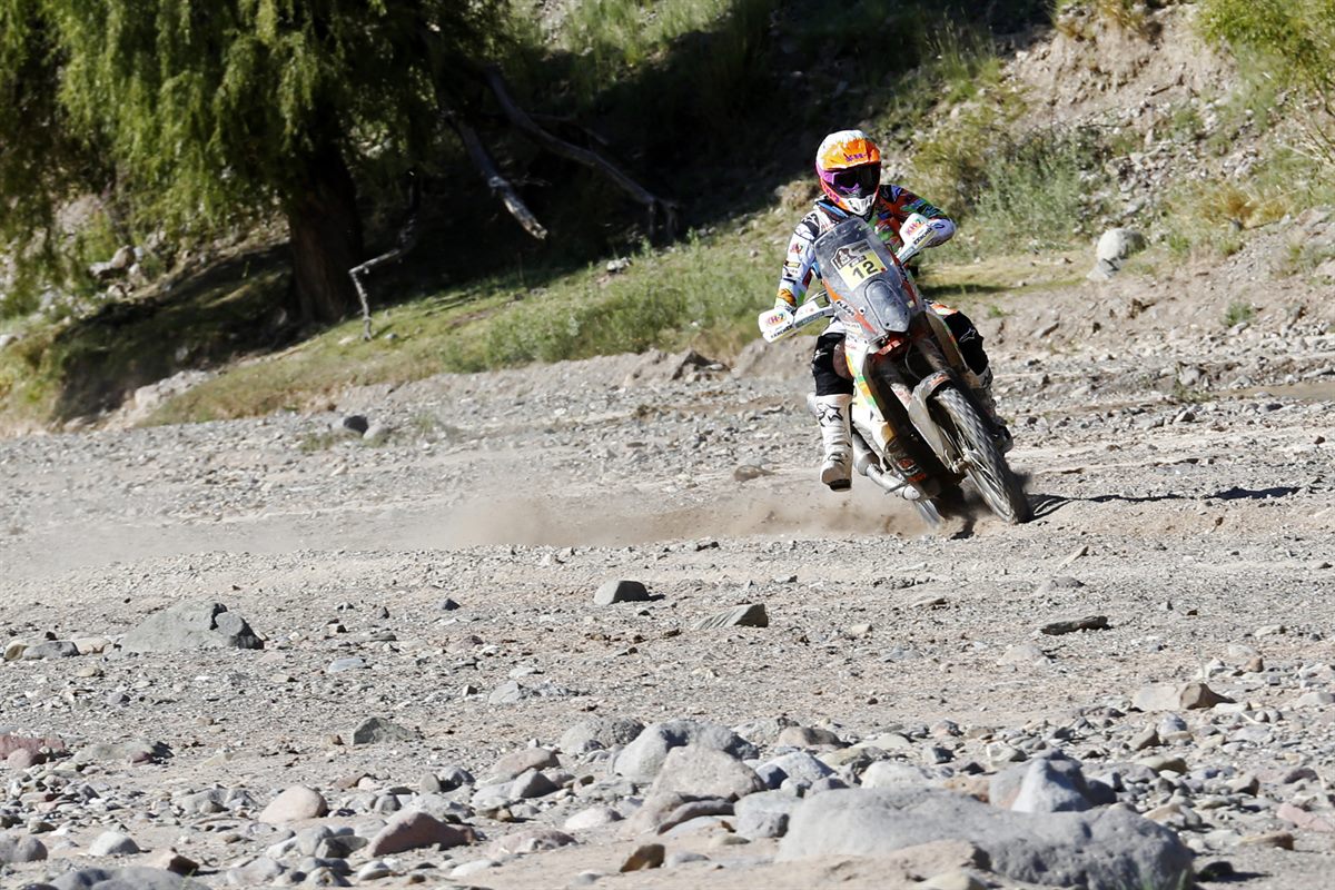 Laia Sanz KTM 450 RALLY Dakar 2016