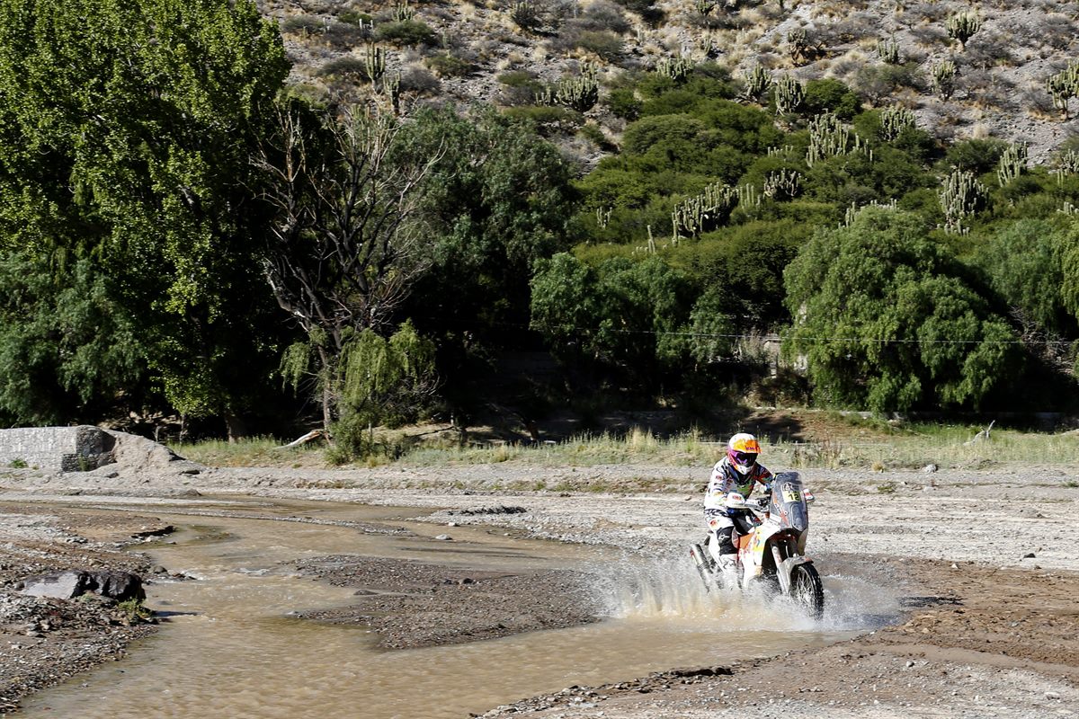 Laia Sanz KTM 450 RALLY Dakar 2016