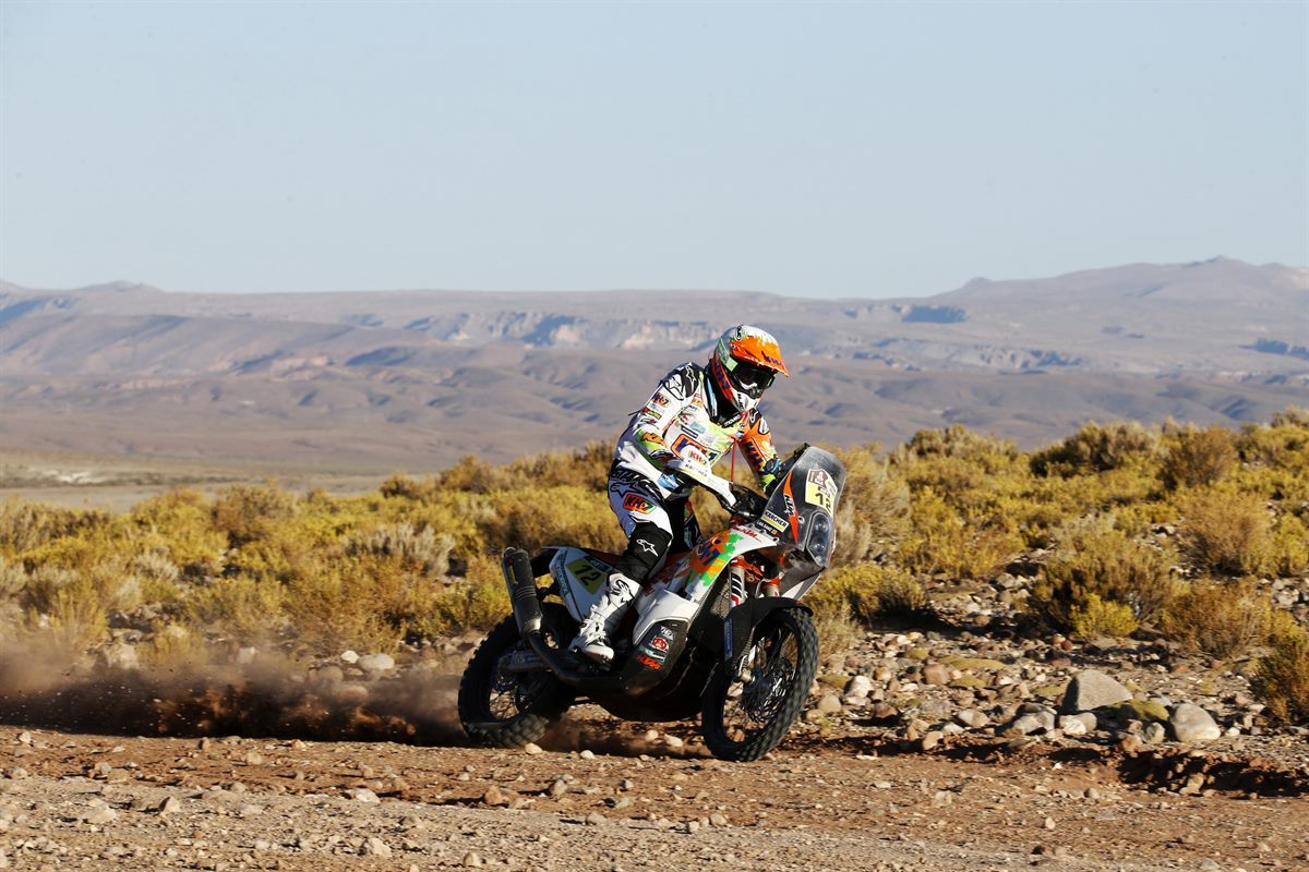 Laia Sanz KTM 450 RALLY Dakar 2016