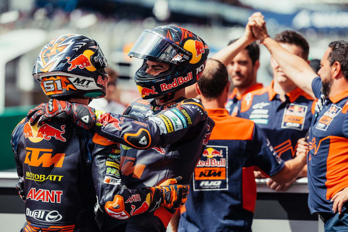Red Bull KTM Ajo Moto2 France Qualification