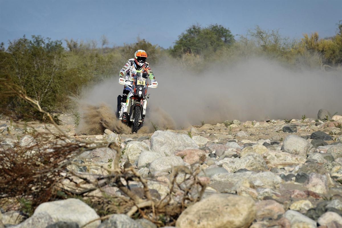 Laia Sanz KTM 450 RALLY Dakar 2016