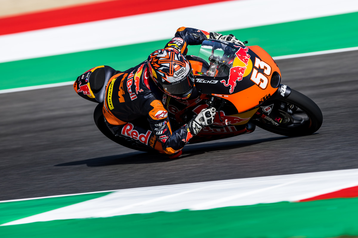 Deniz Öncü 2022 Moto3 Italy race
