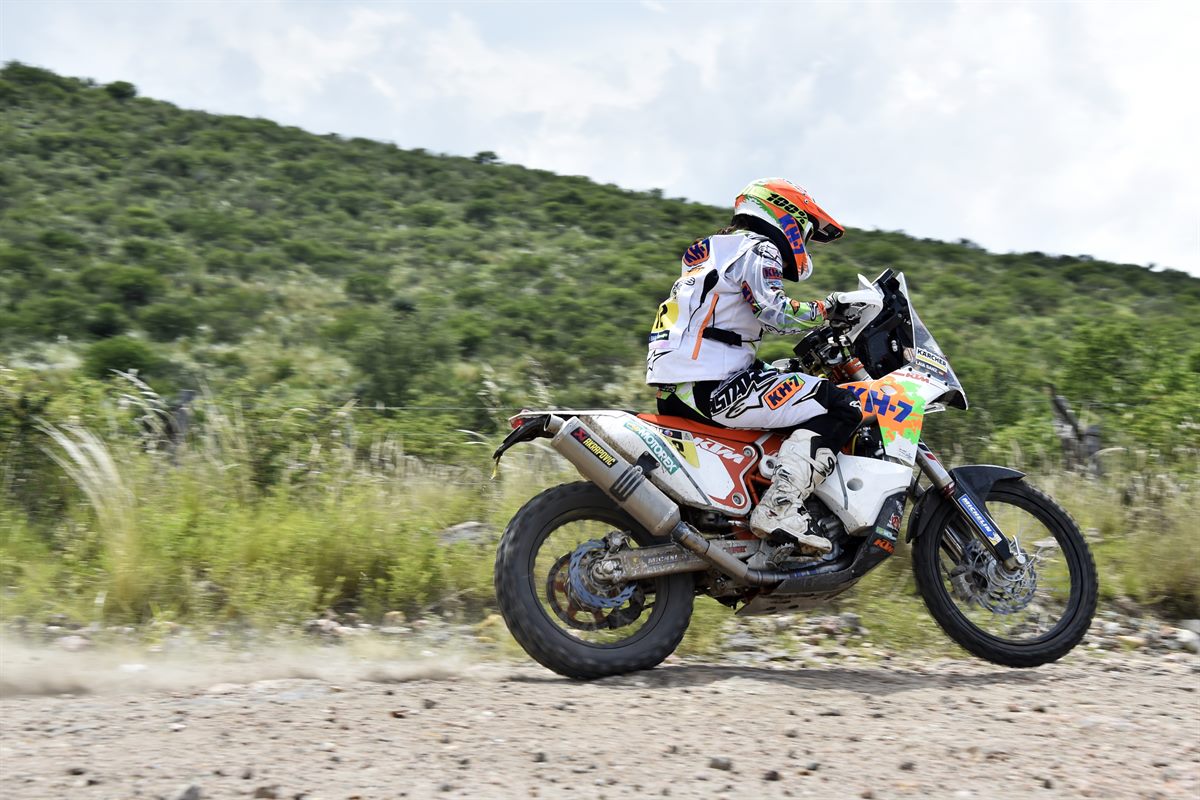Laia Sanz KTM 450 RALLY Dakar 2016