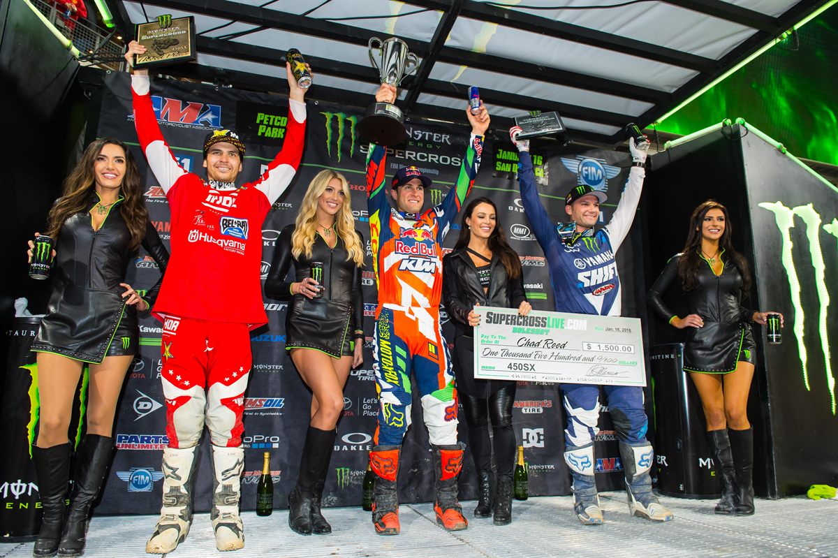 Ryan Dungey Podium San Diego 2016